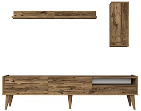 Móvel TV Valensiya – Nogal – 180x35x45 cm