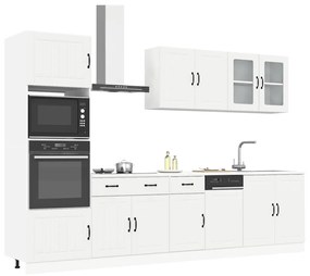 7 peças armário de cozinha conjunto Kalmar branco