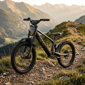 Bicicleta elétrica infantil 750W 20" RXF Evo Racing Preto/Dourado