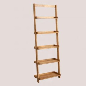 Estante 65x180 Cm Em Madeira De Carvalho Idia Castanho Roble - Sklum