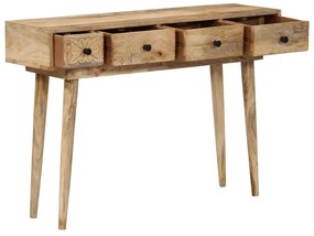Mesa consola 110x30x75 cm madeira de mangueira maciça