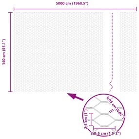 Postes de Cerca vidaXL 22 pcs U-Channel 140 cm Aço Galvanizado, Cerca
