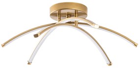 Candeeiro de Teto Ledbanana – Dourado – 57 cm x 20 cm x 57 cm