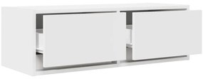 Móveis de TV 2 pcs 80x31x25,5 cm deriv. madeira branco
