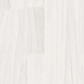 Estante 60x30x105 cm madeira de pinho maciça branco