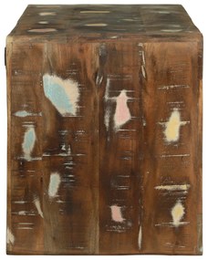 Armário de TV 100x32x36 cm Madeira Sólida Recuperada