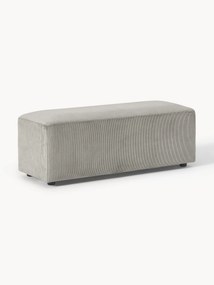 XL Corduroy Sofa Ottoman Melva, W 116 x D 42 cm