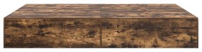 Cama de Armazenamento vidaXL Carvalho Fumado 150x200 cm
