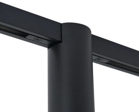 Foco moderno preto para sistema de calhas monofásico GU10 35mm - Slimline Nubee Honey Moderno