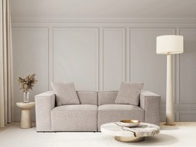 Sofá de 2 Lugares Lora – Mocha – 220x108x65 cm
