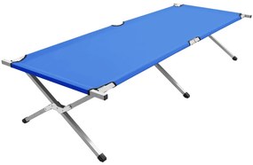 vidaXL Cama de campismo 210x80x48 cm XXL azul