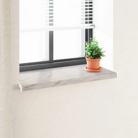 vidaXL Soleira de Janela Texto de Mármore -enure 80 x 40 x 4,5 cm PVC