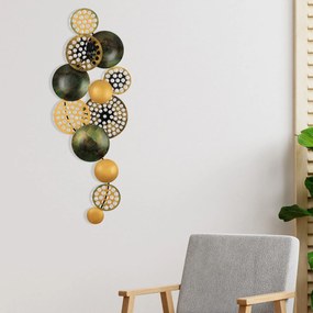 Acessório Decorativo de Parede Bronte – Multicolor – 90 x 8 x 42 cm