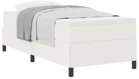 Estrutura da Cama vidaXL Creme 90x190 cm Tecido de Corduroy