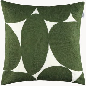 Capa de almofada decorativa bordada Pebble