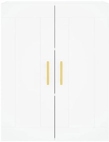 Móveis de parede 2 pcs derivados de madeira branco