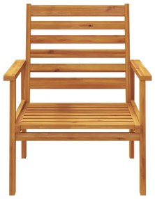 3 pcs conjunto lounge de jardim madeira de acácia maciça