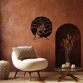Acessório Decorativo de Parede Love – Preto – 64 x 70 cm