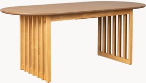 Mesa de jantar extensível em madeira de seringueira Barlet, 200 - 240 x 75 cm