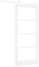 Porta Deslizante vidaXL com Conjunto de Hardware Branco 93x211 cm Made