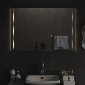 vidaXL Espelho de casa de banho com luzes LED 60x90 cm