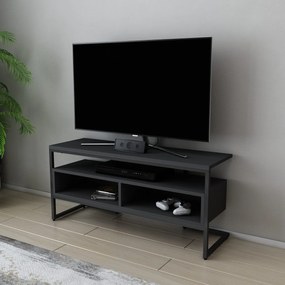 Móvel de TV Merrion – Preto Antracite – 110 cm x 35 cm x 49,9 cm