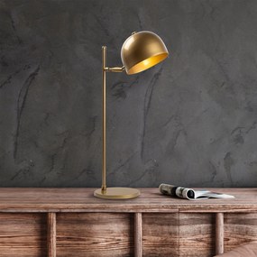 Candeeiro de Mesa Alfa – Dourado – 18 x 20 x 58 cm