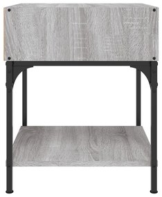 Mesas de cabeceira 2pcs 40x41x50 cm deriv. madeira cinza sonoma