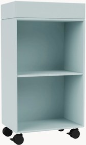 Armário de casa de banho artesanal com rodas Preppy