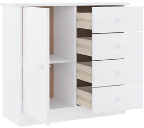 Aparador ALTA 77x35x73 cm madeira de pinho maciça branco
