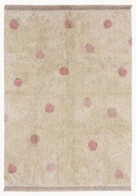 Tapete artesanal para crianças lavável Hippy Dots