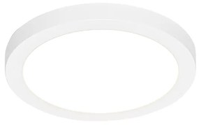 Foco de encastrar o superficie branco 22 cm com LED 3 passos dim para aquecer - TRANS Moderno