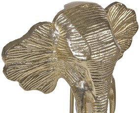 Figura decorativa em forma de elefante dourado KASO Beliani
