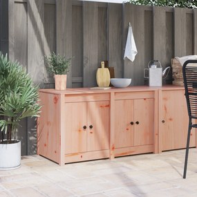 vidaXL Armário de Cozinha Externo 106x55x64 cm de Madeira Sólida de Douglas