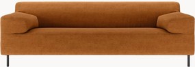 Sofá freistil180 (3 lugares), castanho-alaranjado/preto, L 222 cm