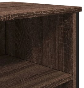 Aparador 91x35,5x74,5 cm derivados de madeira carvalho castanho