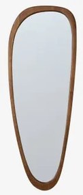 Espelho De Parede Em Madeira De Carvalho Arbidel 60 X 165 Cm & Carvalho Escuro Castanho - Sklum