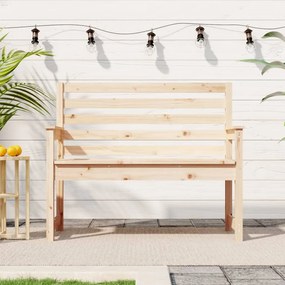 824060 vidaXL Banco de jardim 109x48x91,5 cm madeira de pinho maciça