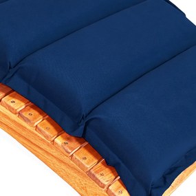 Almofada para espreguiçadeira (NÃO INCLUÍDA) 183 x 56 x 7 cm Azul