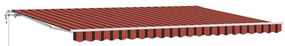 Toldo Laranja e marrom 500 × 300 cm laranja e castanho