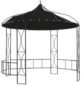 Gazebo redondo 300x290 cm antracite