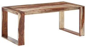 Mesa de jantar 180x90x76 cm madeira maciça