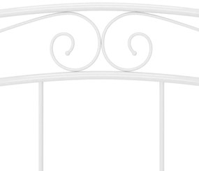 Estrutura de cama metal 200x200 cm branco
