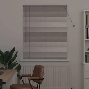 Persiana de Janela com cortinas Outros Manual Prata 105 x 175 cm Alumí