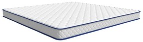 Colchão de espuma de memória 200x200x17 cm branco