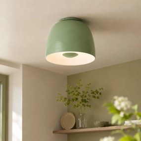 Plafond Retro Verde com Interior Branco - Vera