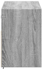 Móvel de parede p/ TV c/ luzes LED 100x31x45 cm cinzento sonoma