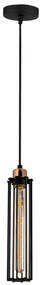 Candeeiro de Teto Likya – Preto – 10 cm x 124 cm