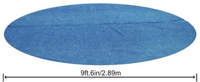 Cobertura de piscina solar Flowclear 305 cm