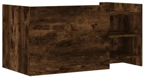 Mesa de centro 100x50x50cm derivados de madeira carvalho fumado